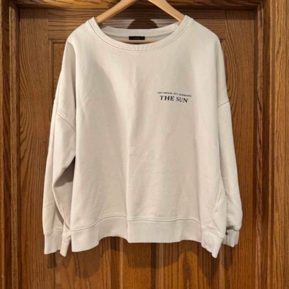 J Crew Tarot Card Sweatshirt The Sun XXL